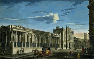 Een Uitzicht op de Bank of England, Threadneedle Street, Londen, gedrukt voor Bowles en Carver, gepubliceerd in 1797